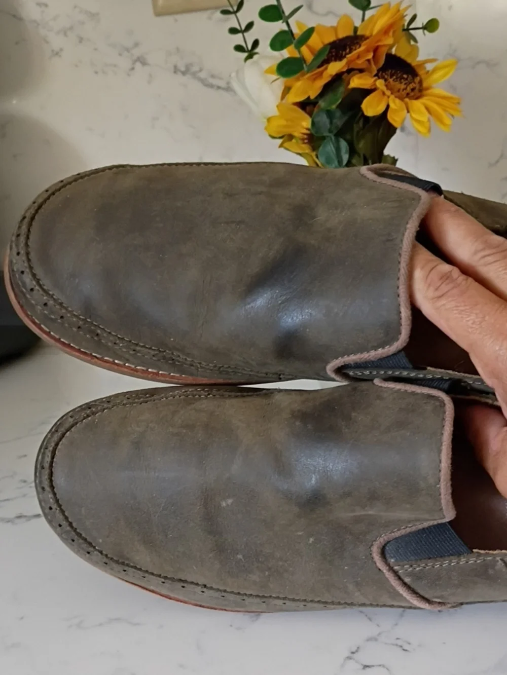 Olukai Men's Casual Slip-On Loafers in Brown